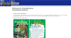 Desktop Screenshot of dramaqueens.biz