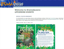 Tablet Screenshot of dramaqueens.biz
